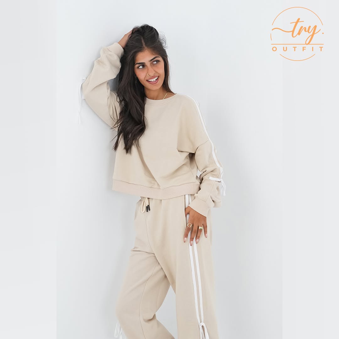 Cream soft-knit cardigan